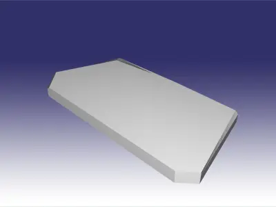 headstone asimetr dbl 3D model