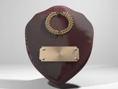 Trophy - Shields 3D model