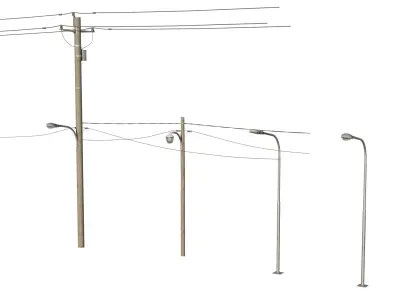 Street Light 3D model 19