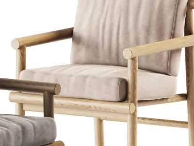 Ayana Chair by B B Italia 3D model