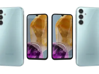 Samsung Galaxy M15 Light Blue 3D model