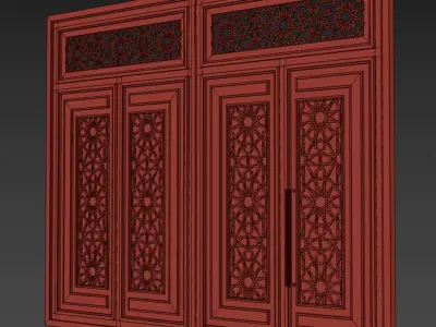 Gate black loft 012 3D model