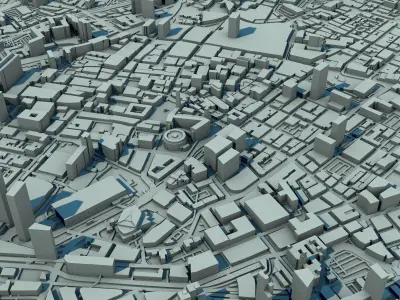 Manchester City England United Kingdom 3D print model
