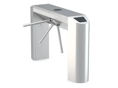 Electronic Tripod Turnstile Gate 2 3D model