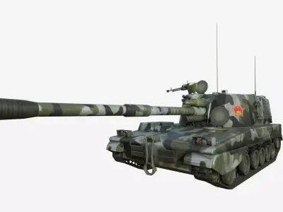 Tempered Hammer  PLZ-05 Free low-poly 3D model