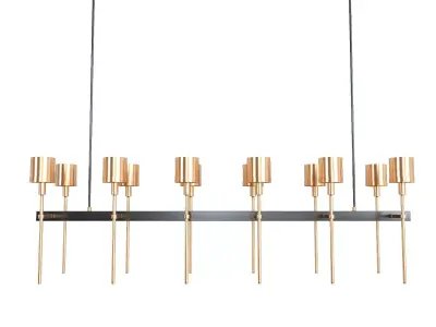 Ventoux Linear Chandelier 3D model