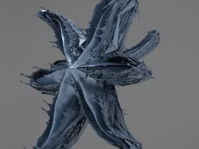Starfish Sci fi Shape  3D model