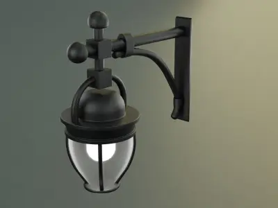 Street light 3D model