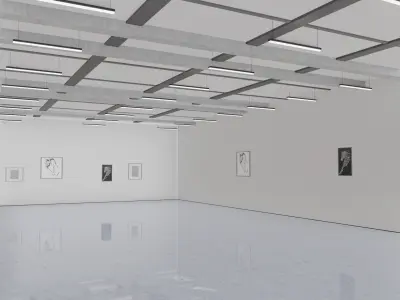 OFFICE ROOM  empty  INTERIOR 3D 3D model