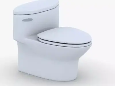 1536 - Toilet Low-poly 3D model