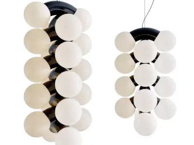 Vine Multi-Tiered Pendant Light By Caine Heintzman from ANDlight 3D model