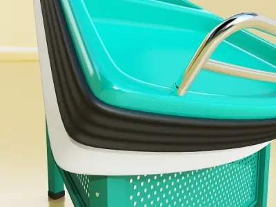 Produce Store Display Fixture Fruits 3D model