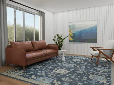 Little Living Room 01 Low-poly 3D model