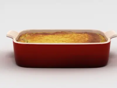 Casserole Dish 2 3D model