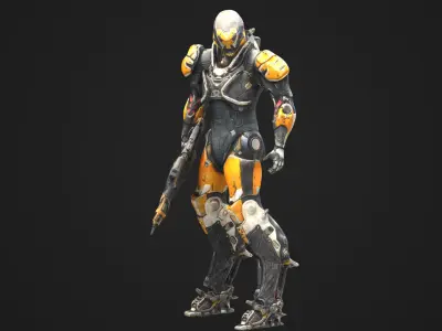 Ranger Javelin - Anthem Low-poly 3D model