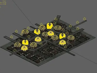 Future World - Residential Area 10 3D model