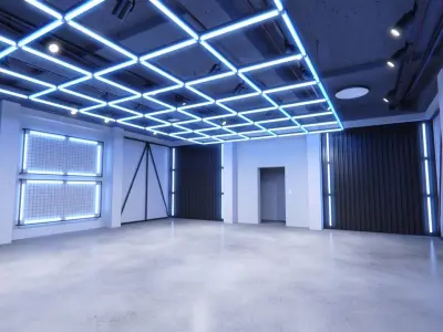 Neon Urban Room 1 3D model