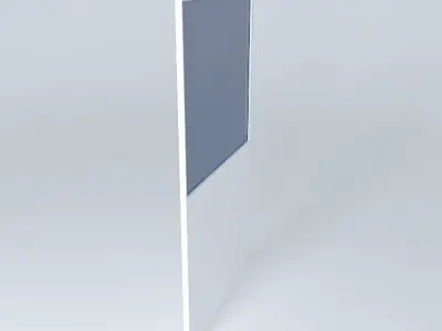 Partition with glass Free 3D model