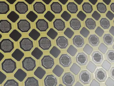 Yellow Metal Surface PBR Seamless Texture