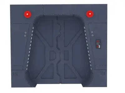 Scarif Blast Door Small 1-6 scale Hottoys 3D print model