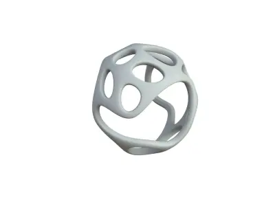 SciFi Cube Object No 39587 Low Poly Shape Texture