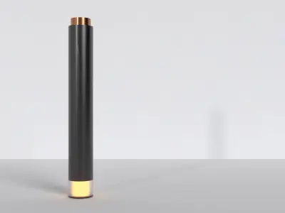 Futuristic Floor Lamp 02 3D model