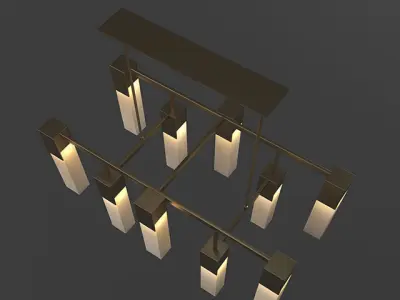 Circa Lighting-Covet Large Chandelier 3D model