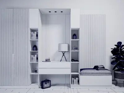 Entrance Hall Cabinet  3D model