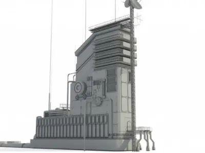 communication center 3D model