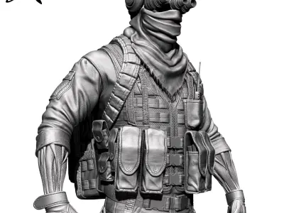 Sci-Fi Characters Part 5 3D Model Pack