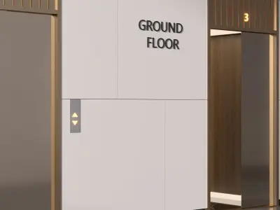 ELEVATOR NO4 A 3D model