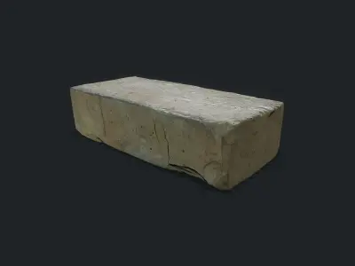3D Scan Old Bricks Pack - Props Low-poly 3D model