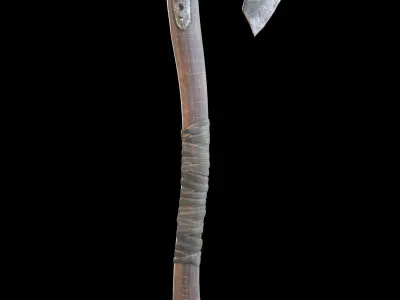 Leviathan Axe Low poly 3D model Low-poly 3D model