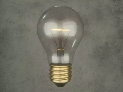 3d Lamp light bulb 3D model