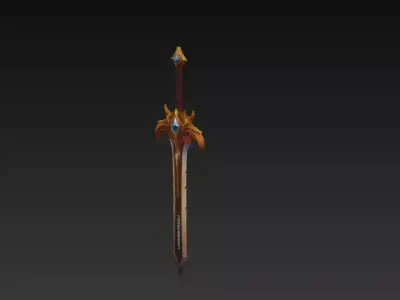 Obsidian Wrath Collection - Cursed Relic Blades 3D Model Pack
