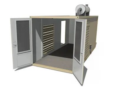 20ft Generator Container Version 1 3D model