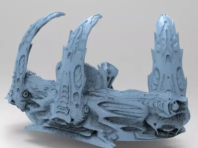 Wraith Hive Alien claw 3  3D model
