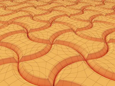 Paving color 3D model