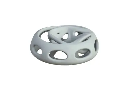 SciFi Cube Object No 65969 Low Poly Shape Low-poly 3D model