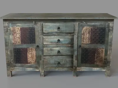 Accent Old Chest 3D model