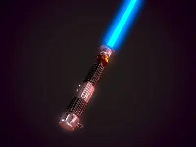 Star Wars Obi-Wan Kenobi - Lightsaber Blue 3D model