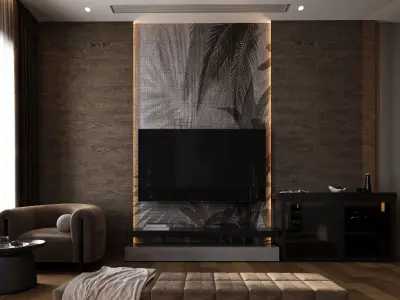 Bedroom 3D model 14