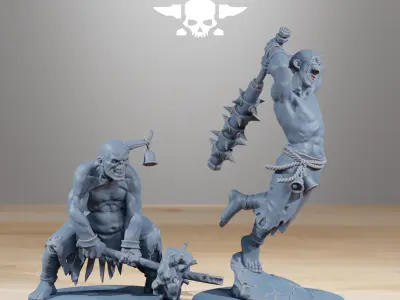 Corrupted Guard Walkers 3D print model