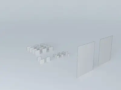 Texture 1 two squares Free 3D model