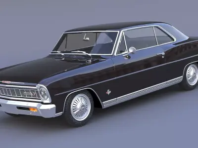 1966 Chevrolet Nova SS 3D model