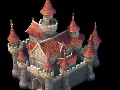 Snow White - Castle 03 3D model