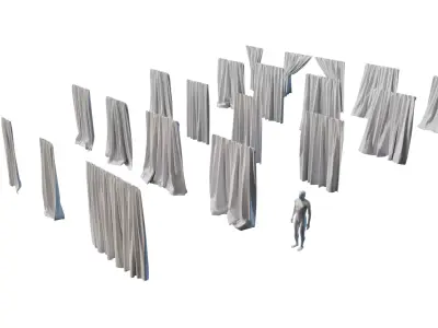 Curtain Set Vol1 3D model