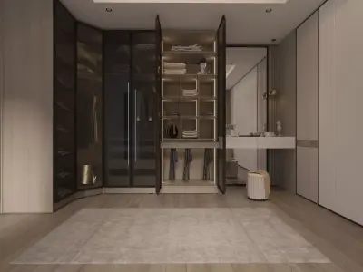 Hpl Dressing Room  Low-poly 3D model