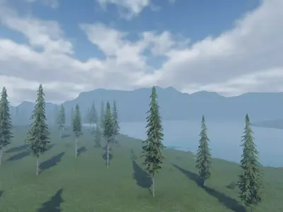 ROBLOX XL Customizable Map  Low-poly 3D model