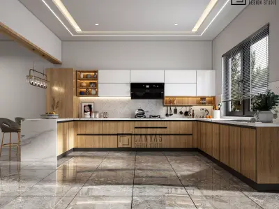3D HIGH QUALITY KITCHEN INTERIOR 3D model